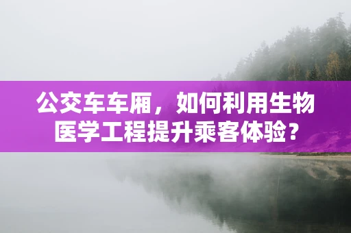 公交车车厢，如何利用生物医学工程提升乘客体验？