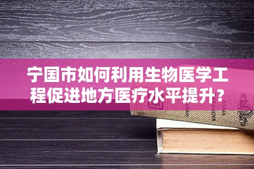 宁国市如何利用生物医学工程促进地方医疗水平提升？