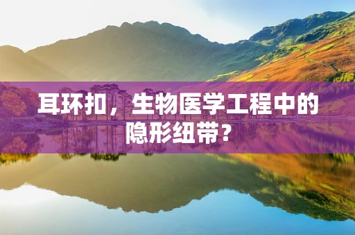耳环扣，生物医学工程中的隐形纽带？