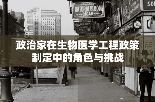 政治家在生物医学工程政策制定中的角色与挑战