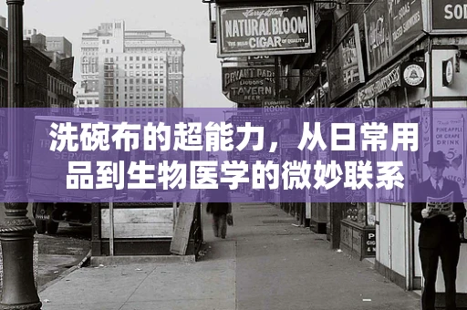 洗碗布的超能力，从日常用品到生物医学的微妙联系