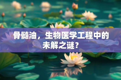 骨髓油，生物医学工程中的未解之谜？