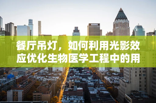 餐厅吊灯，如何利用光影效应优化生物医学工程中的用餐体验？