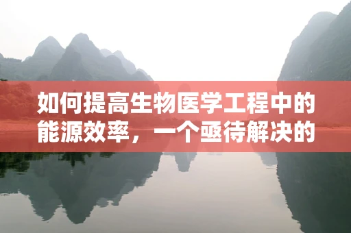 如何提高生物医学工程中的能源效率，一个亟待解决的问题？
