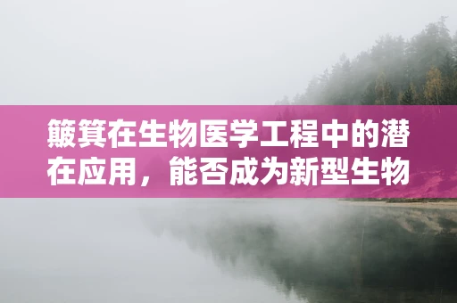 簸箕在生物医学工程中的潜在应用，能否成为新型生物样本收集工具？