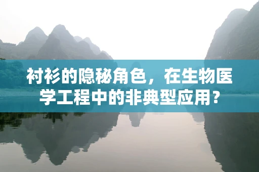 衬衫的隐秘角色，在生物医学工程中的非典型应用？