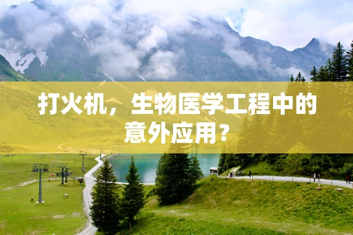 打火机，生物医学工程中的意外应用？