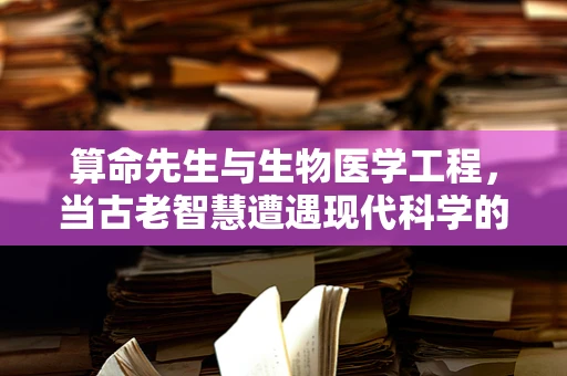 算命先生与生物医学工程，当古老智慧遭遇现代科学的边界？