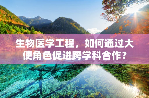 生物医学工程，如何通过大使角色促进跨学科合作？
