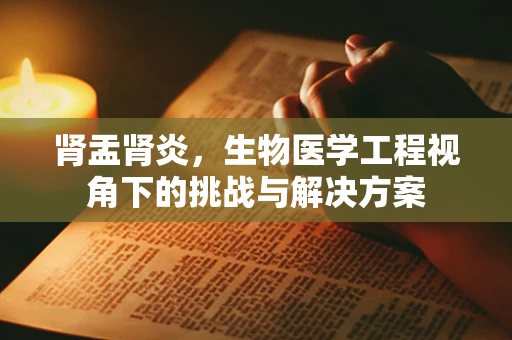 肾盂肾炎，生物医学工程视角下的挑战与解决方案