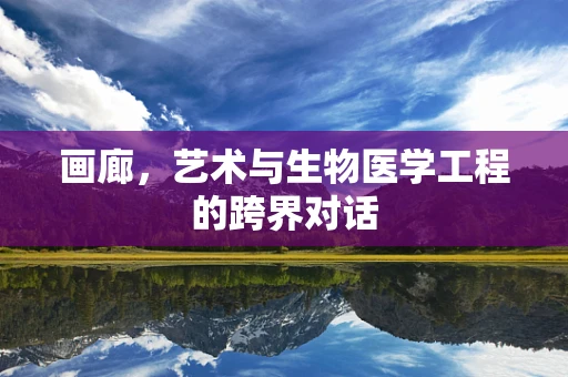 画廊，艺术与生物医学工程的跨界对话