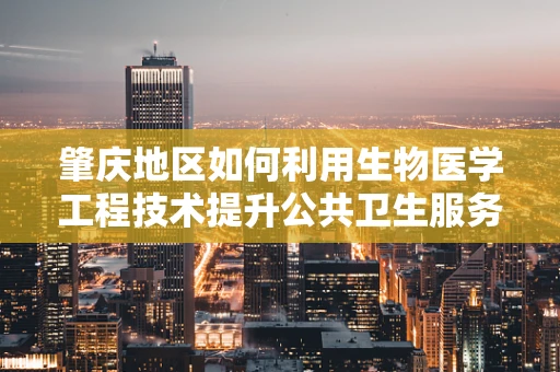 肇庆地区如何利用生物医学工程技术提升公共卫生服务？