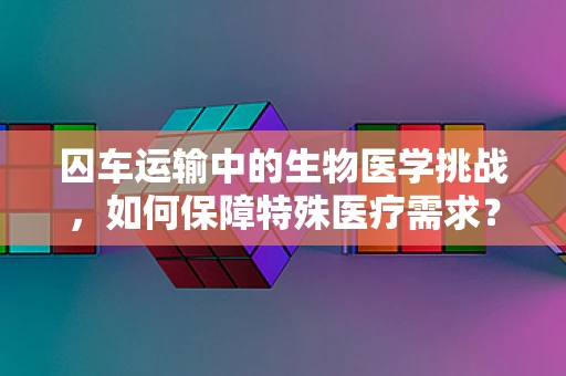 囚车运输中的生物医学挑战，如何保障特殊医疗需求？