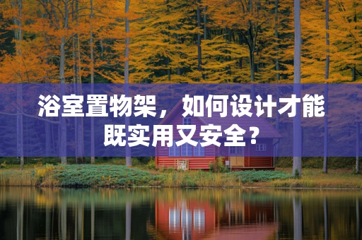 浴室置物架，如何设计才能既实用又安全？