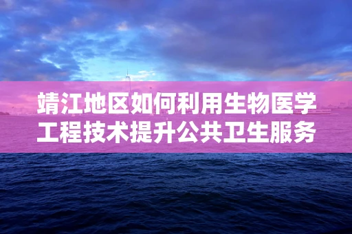 靖江地区如何利用生物医学工程技术提升公共卫生服务？