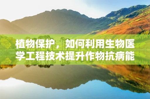 植物保护，如何利用生物医学工程技术提升作物抗病能力？