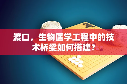 渡口，生物医学工程中的技术桥梁如何搭建？