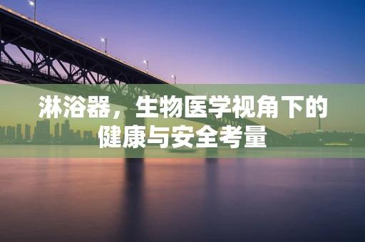 淋浴器，生物医学视角下的健康与安全考量