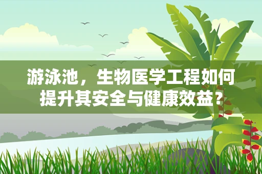 游泳池，生物医学工程如何提升其安全与健康效益？