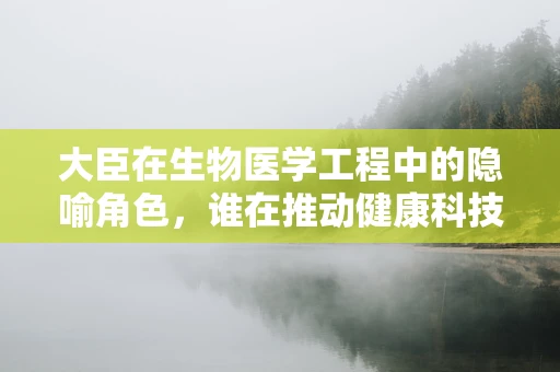 大臣在生物医学工程中的隐喻角色，谁在推动健康科技的朝政？