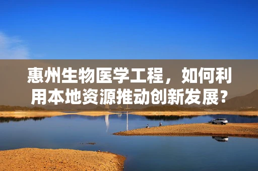 惠州生物医学工程，如何利用本地资源推动创新发展？