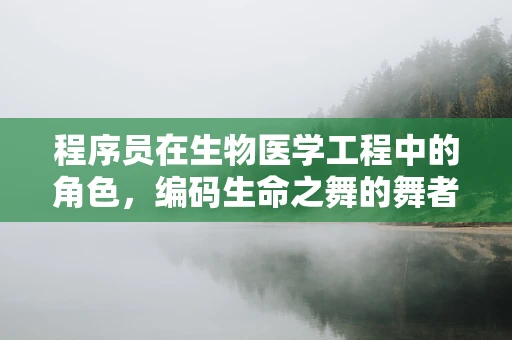 程序员在生物医学工程中的角色，编码生命之舞的舞者？