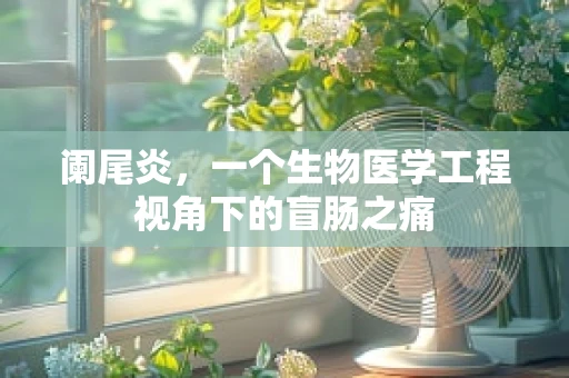 阑尾炎，一个生物医学工程视角下的盲肠之痛