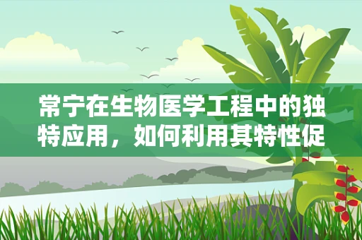 常宁在生物医学工程中的独特应用，如何利用其特性促进医疗创新？