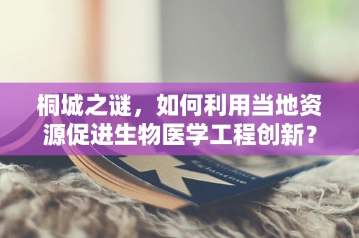 桐城之谜，如何利用当地资源促进生物医学工程创新？