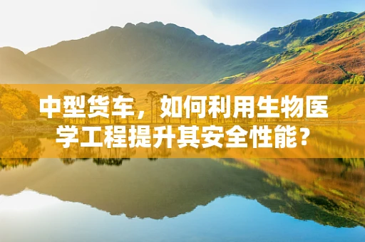 中型货车，如何利用生物医学工程提升其安全性能？
