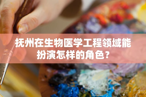 抚州在生物医学工程领域能扮演怎样的角色？