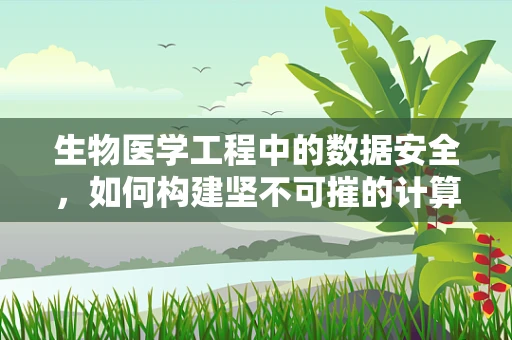 生物医学工程中的数据安全，如何构建坚不可摧的计算机网络安全防线？
