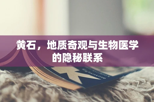 黄石，地质奇观与生物医学的隐秘联系