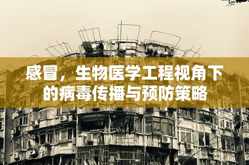 感冒，生物医学工程视角下的病毒传播与预防策略