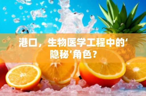 港口，生物医学工程中的‘隐秘’角色？