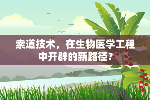 索道技术，在生物医学工程中开辟的新路径？