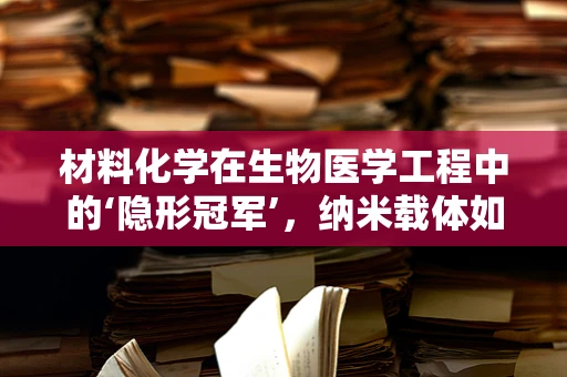 材料化学在生物医学工程中的‘隐形冠军’，纳米载体如何精准送达？
