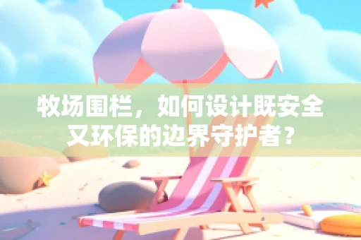 牧场围栏，如何设计既安全又环保的边界守护者？