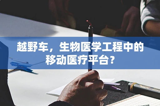 越野车，生物医学工程中的移动医疗平台？