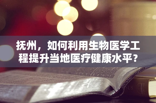 抚州，如何利用生物医学工程提升当地医疗健康水平？