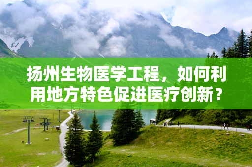 扬州生物医学工程，如何利用地方特色促进医疗创新？