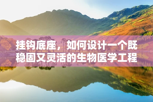 挂钩底座，如何设计一个既稳固又灵活的生物医学工程应用？