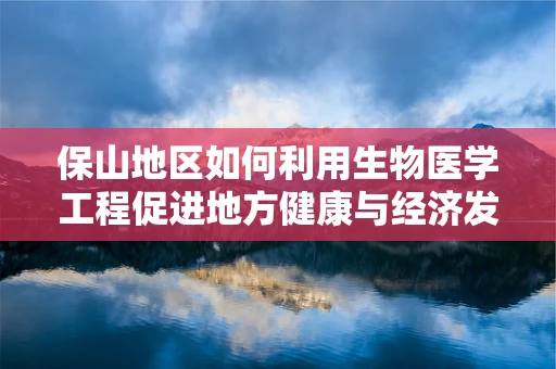 保山地区如何利用生物医学工程促进地方健康与经济发展？