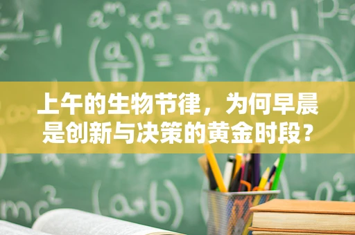 上午的生物节律，为何早晨是创新与决策的黄金时段？