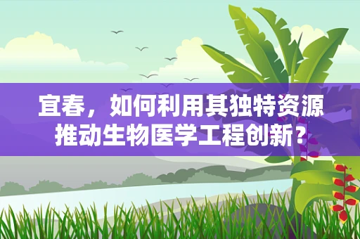 宜春，如何利用其独特资源推动生物医学工程创新？