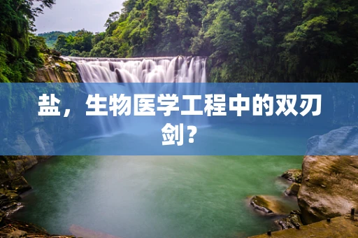 盐，生物医学工程中的双刃剑？