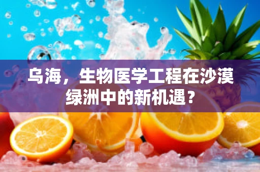 乌海，生物医学工程在沙漠绿洲中的新机遇？