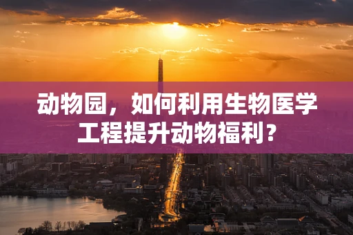 动物园，如何利用生物医学工程提升动物福利？