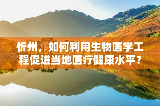 忻州，如何利用生物医学工程促进当地医疗健康水平？