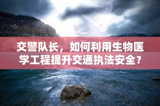交警队长，如何利用生物医学工程提升交通执法安全？